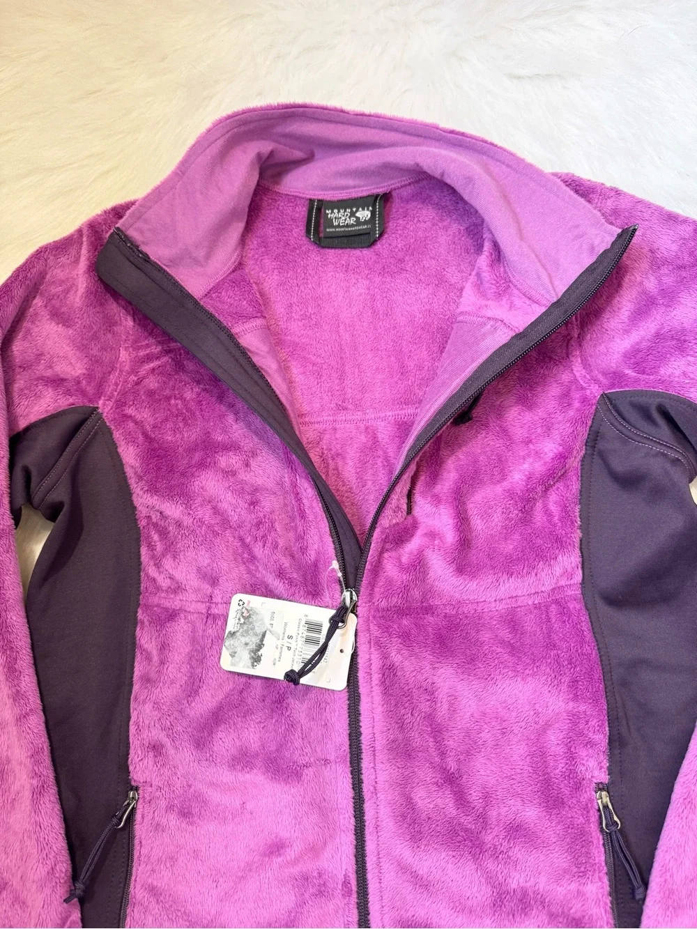 NWT Mountain Hardwear Pyxis Tech Fuzzy Jacket 💗💜